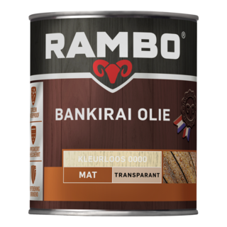 Bankirai Olie Transparant